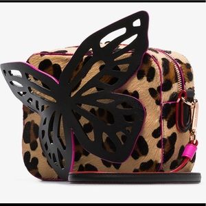 Sophia Webster leopard ponyhair crossbody